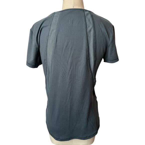 Gottex Dk Grey Short Sleeve Athletic Tee Shirt Women's Size L - Picture 3 of 4